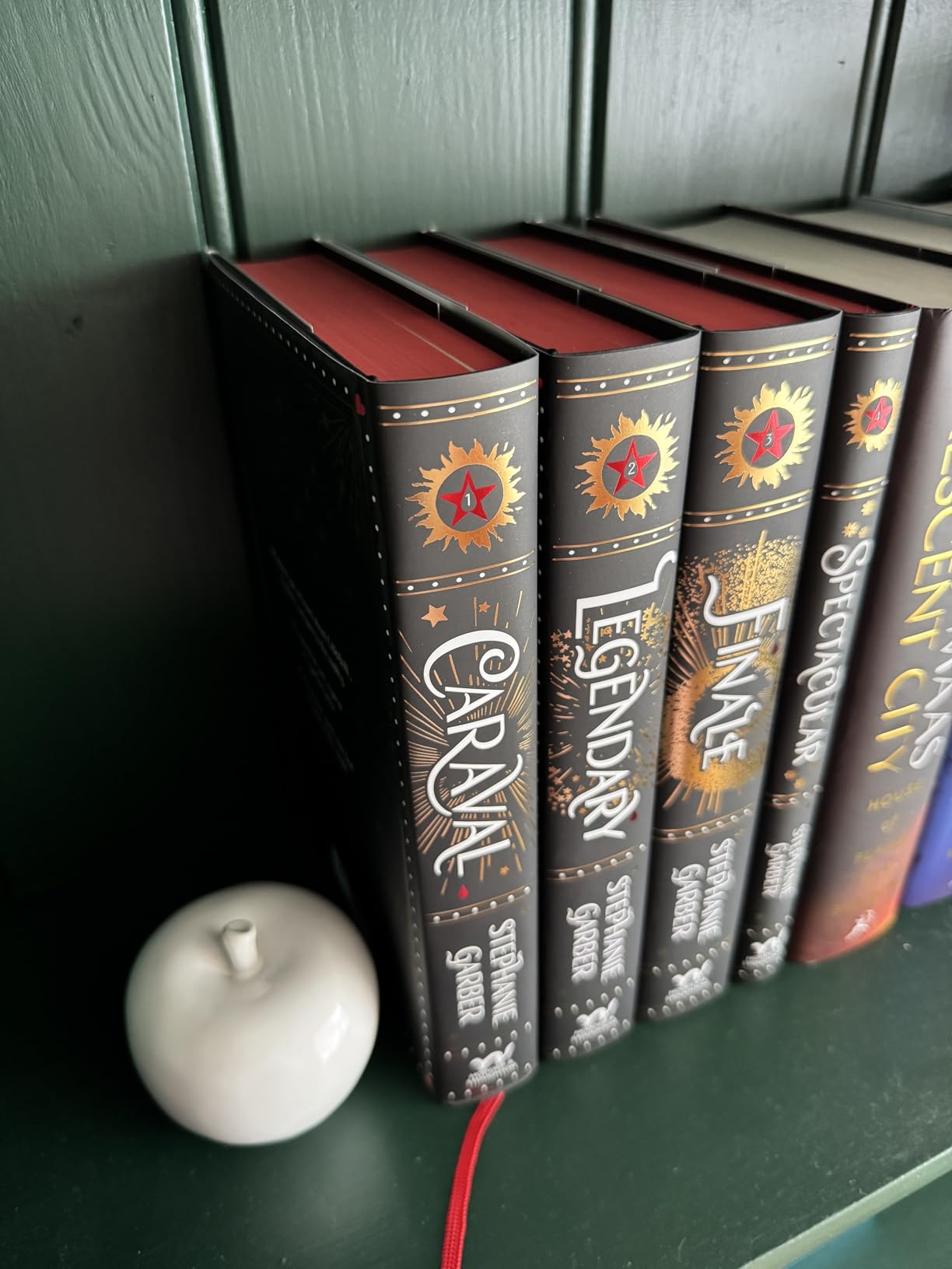 Caraval Complete Collection Gorgeous Set: Caraval, Legendary, Finale and Spectacular - By Stephanie Garber - Hardcover