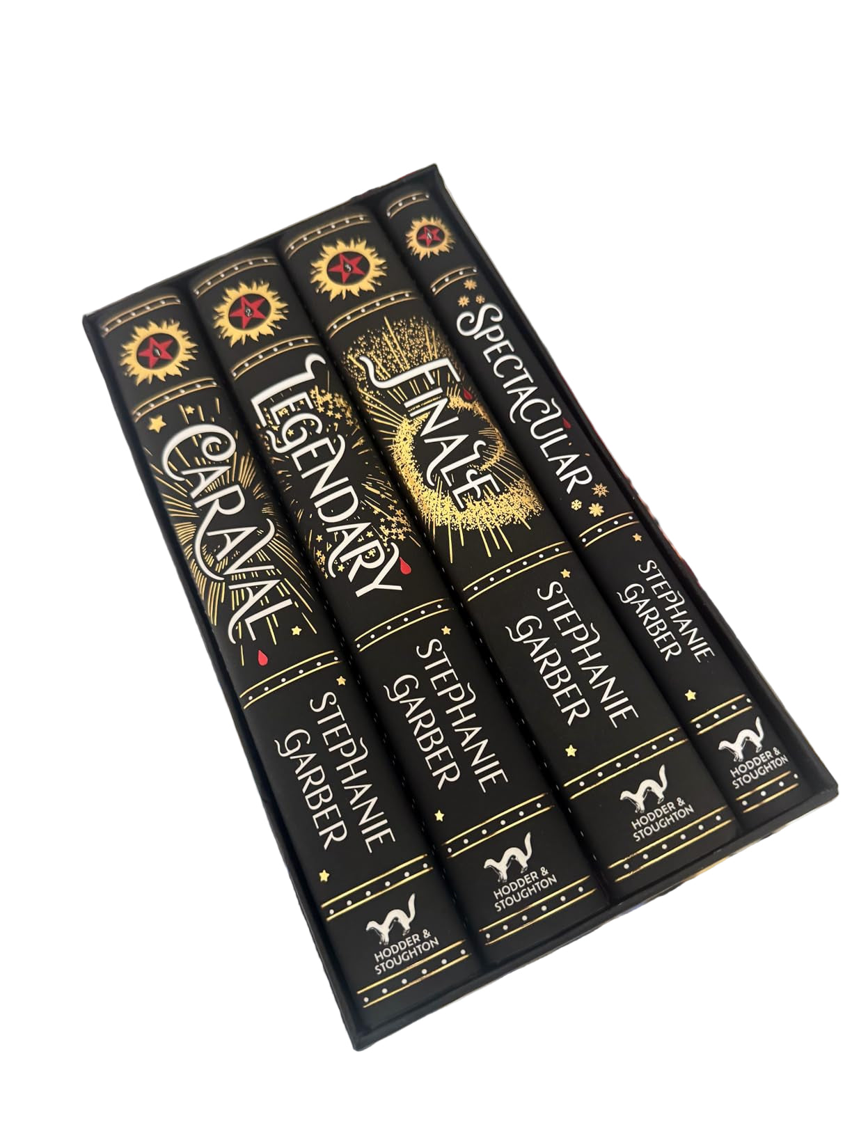 Caraval Complete Collection Gorgeous Set: Caraval, Legendary, Finale and Spectacular - By Stephanie Garber - Hardcover