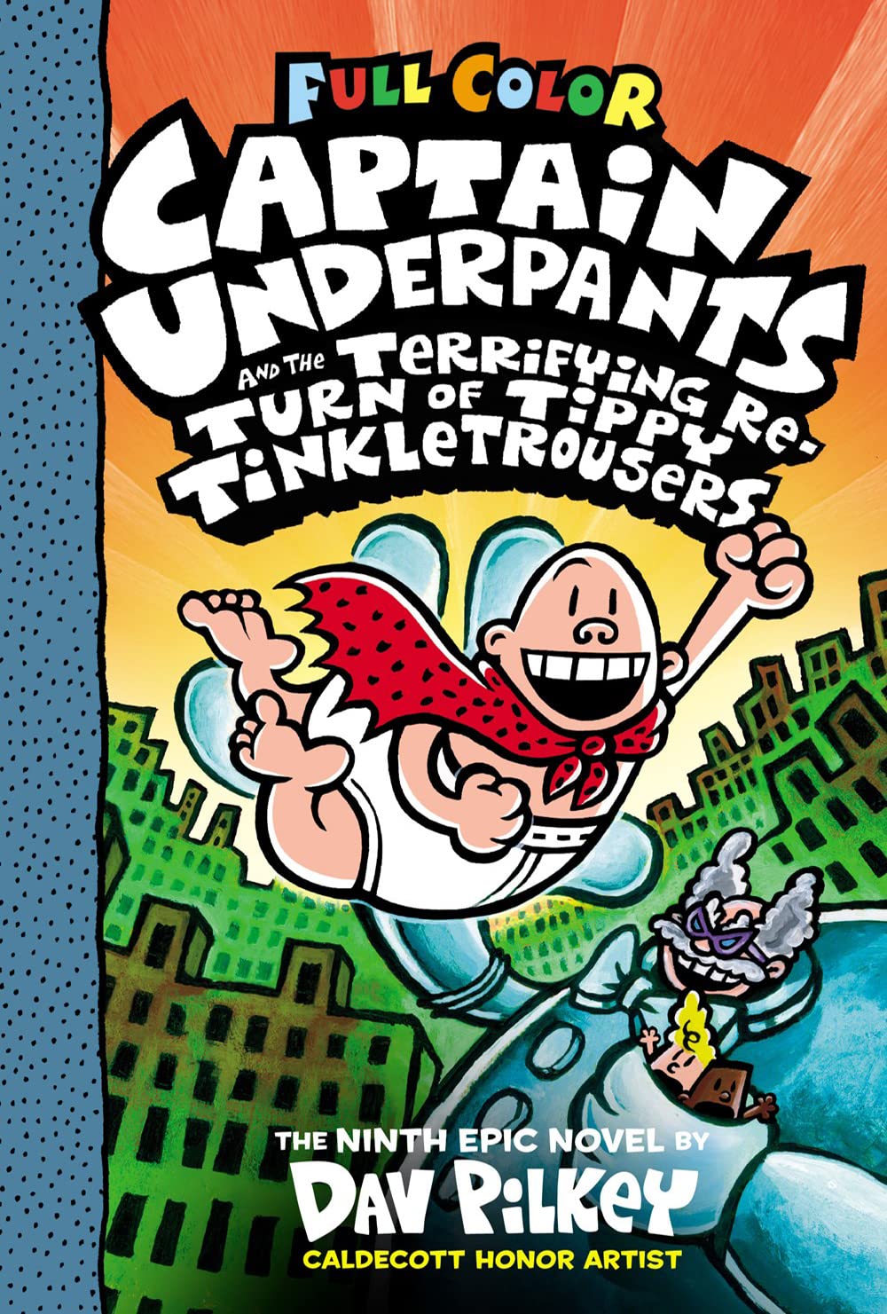 Captain Underpants Books 1-12 Complete FULL COLOR Collection - by Dav Pilkey - Hardcover
