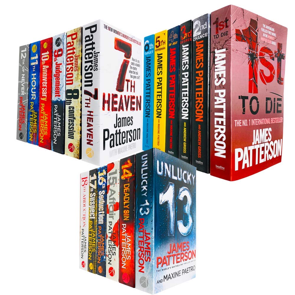 Womens Murder Club 19 Book Collection Set: Books 1-19  - by James Patterson - Paperback