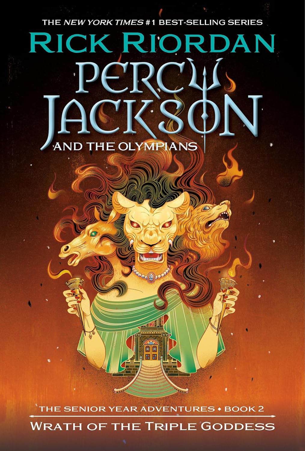 Percy Jackson and the Olympians Series 7 Books Set: The Lightning Thief, Sea of Monsters, Titan's Curse, Battle of the Labyrinth, Last ... of the Gods, Wrath of the Triple Goddess - by Rick Riordan - Hardcover