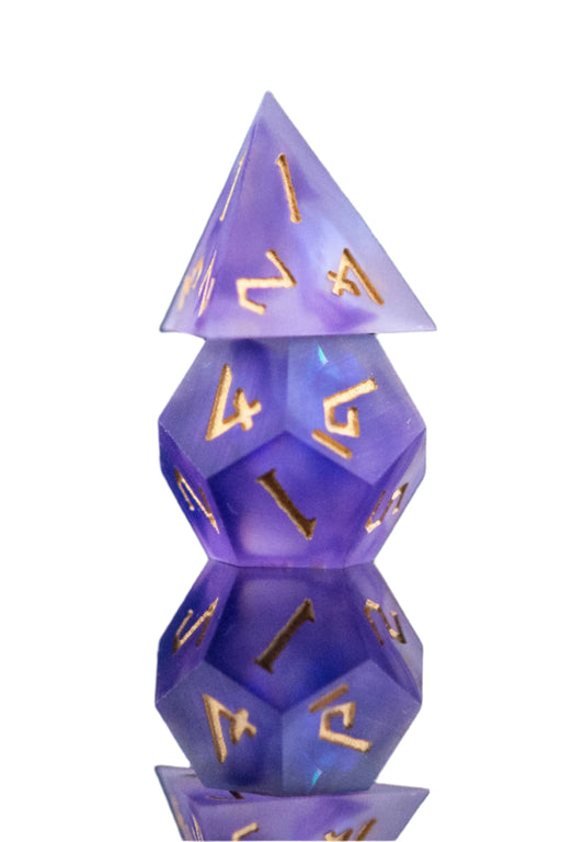 Mystic Divination Sharp-Edged Resin Dice Set