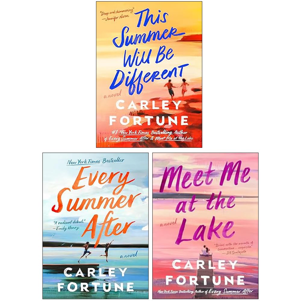 Carley Fortune Collection – 3 Book Set: This Summer Will Be Different, Every Summer After & Meet Me at the Lake - By Carley Fortune - Papaerback