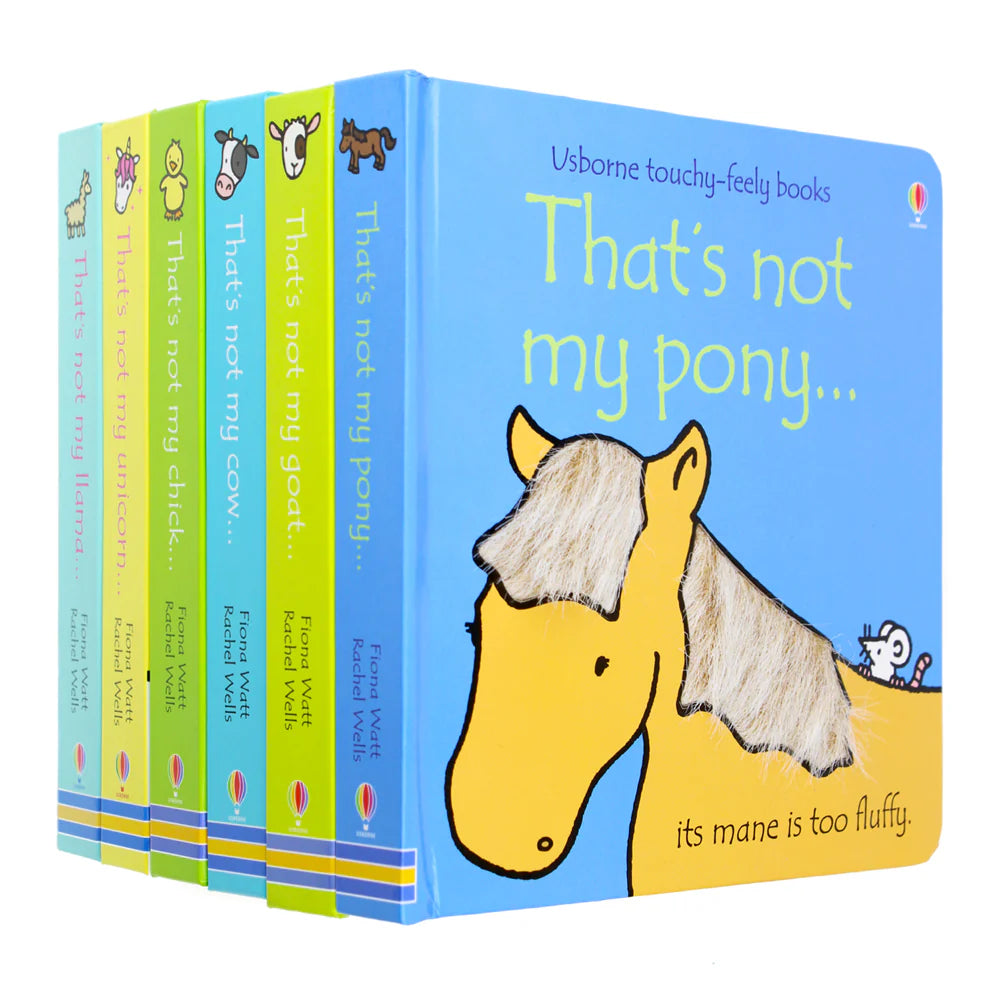 That's Not My... Farm Animals – 6 Book Set: Pony, Goat, Cow, Chick, Unicorn & Llama - By Fiona Watt - Touch-and-Feel Books