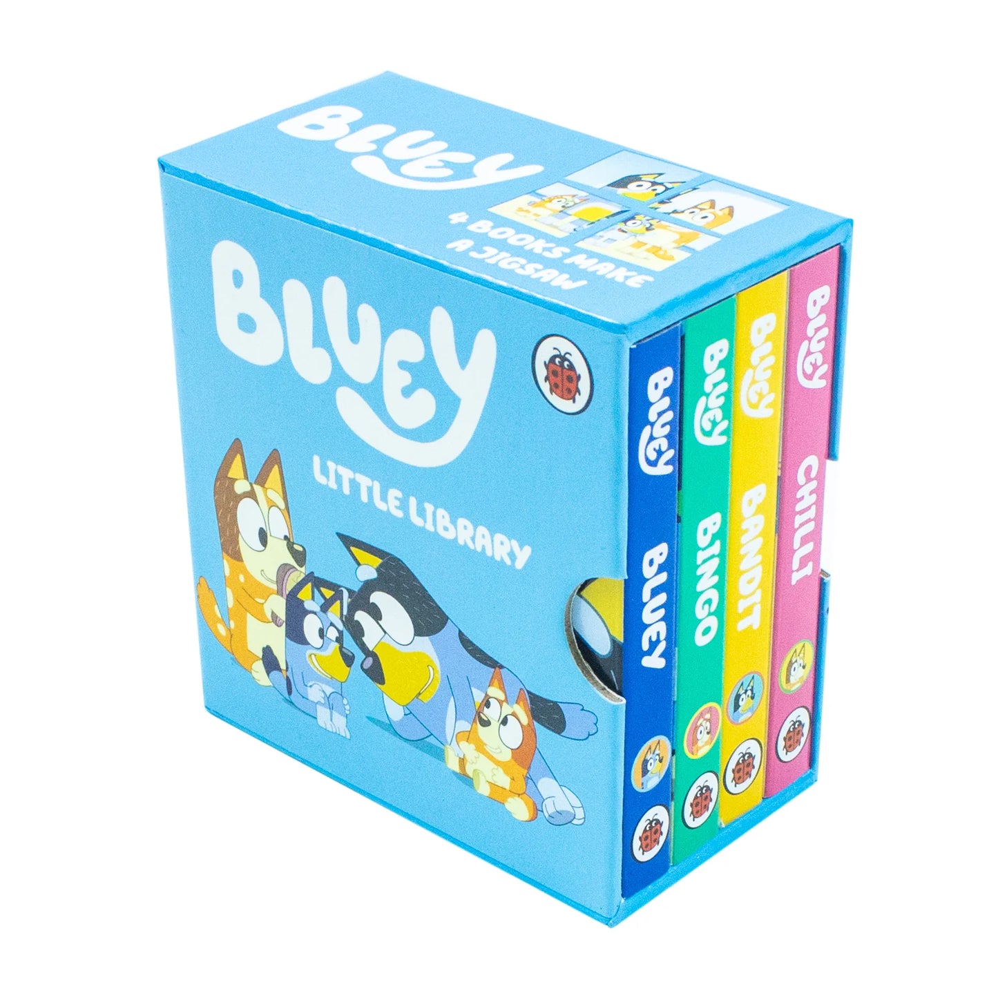 Bluey Character Collection – 4 Book Set: Bluey, Bingo, Chilli & Bandit - Board book