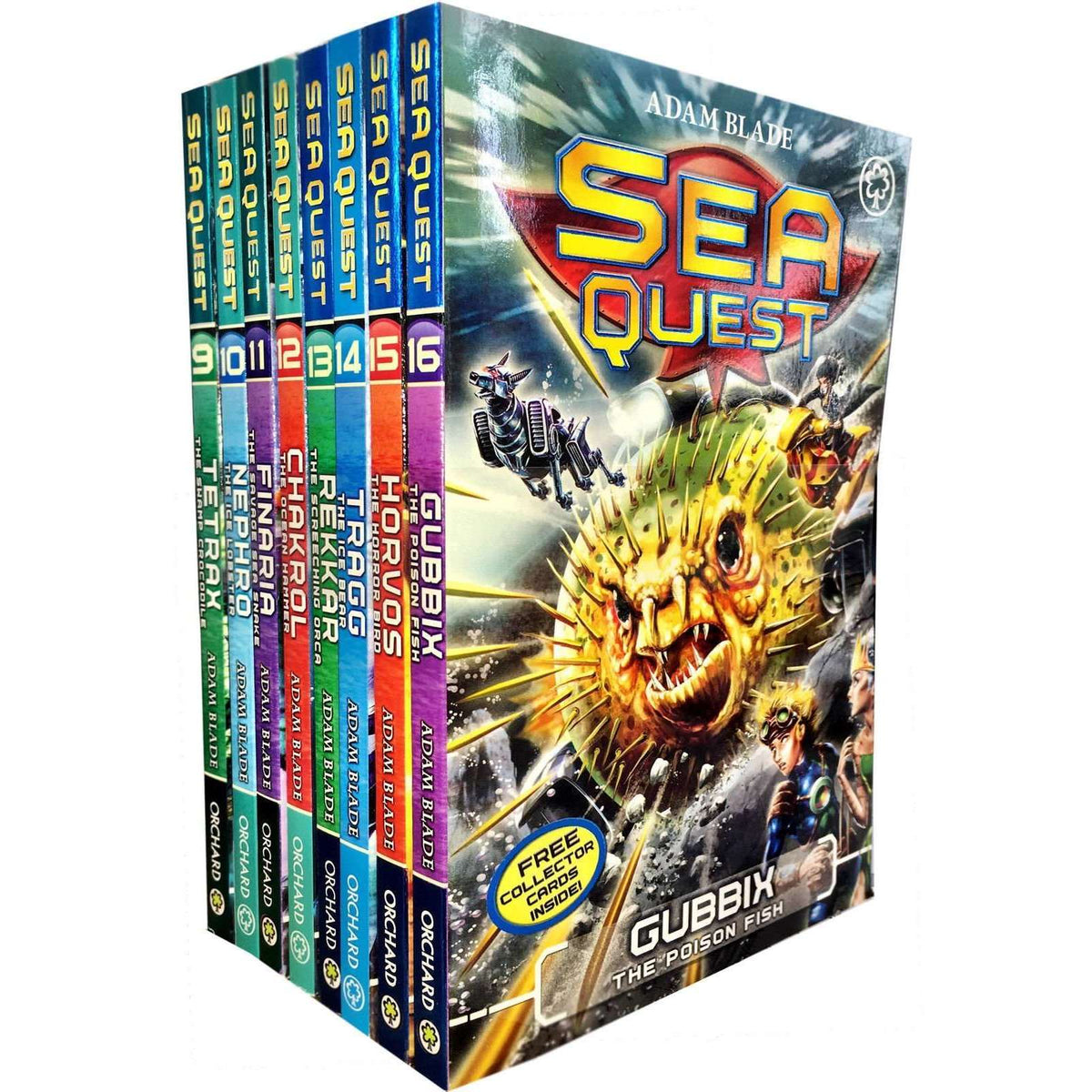 Sea Quest Series 3 & 4 – 8 Book Collection Set: Chakrol & Ocean Hammer Adventures - By Adam Blade - Children's Fantasy Adventure - Paperback