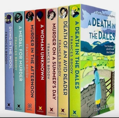 Kate Shackleton Mysteries – 7 Book Set: Dying in the Wool, A Medal for Murder, Murder in the Afternoon & More - By Frances Brody - Paperback