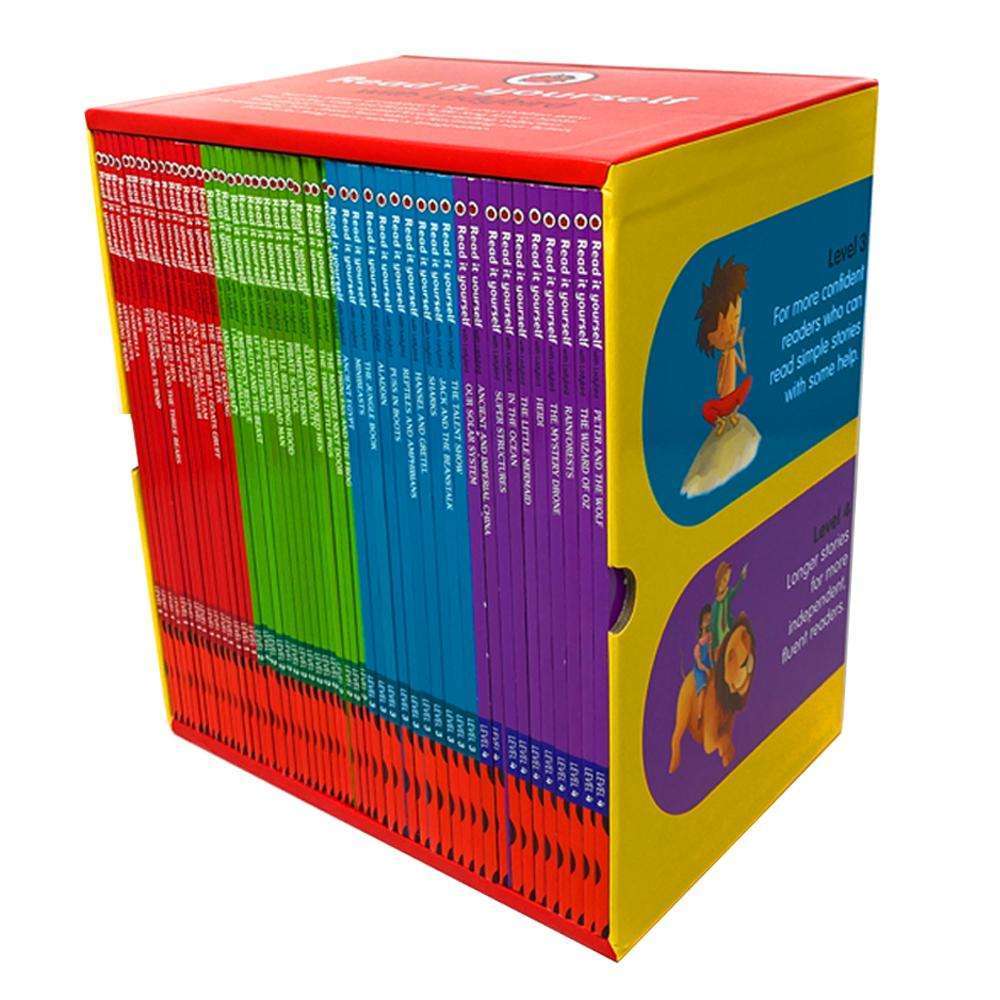 Read It Yourself with Ladybird – 50 Book Box Set: Levels 1–4 - Early Reader Collection