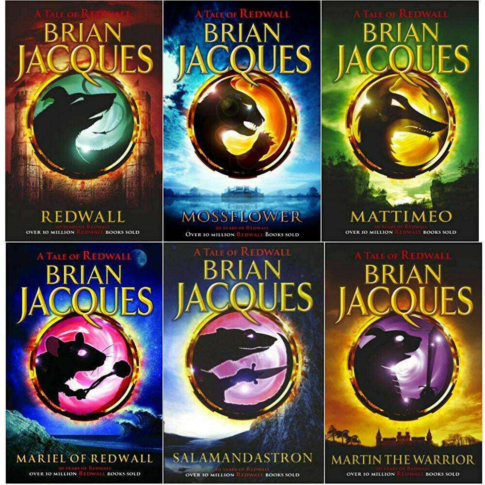 Redwall – Books 1–6 Collection Set: Epic Fantasy Adventure with Talking Animals & Heroic Quests - By Brian Jacques