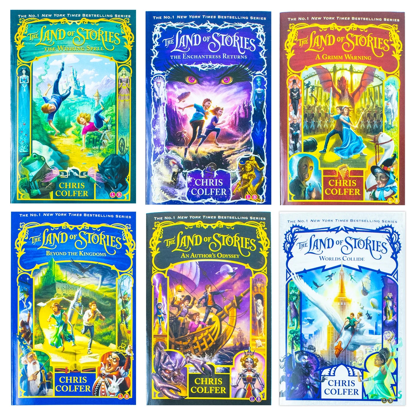 The Land of Stories – Deluxe Box Set: 6 Book Collection - By Chris Colfer - Magical Middle Grade Fantasy Adventure