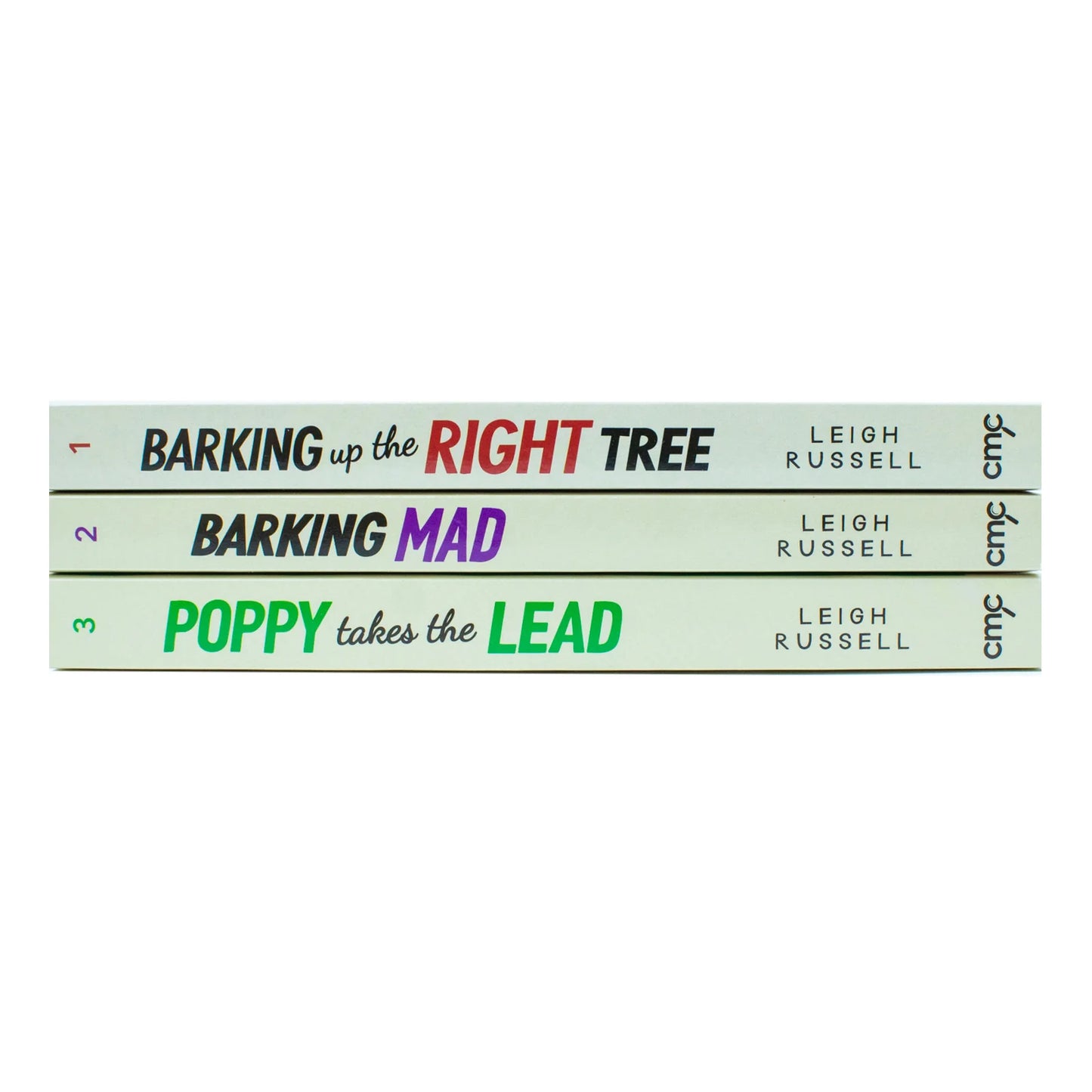A Poppy Mystery Tale Collection – 3 Book Set: Barking Up the Right Tree, Barking Mad & Poppy Takes the Lead - By Leigh Russell