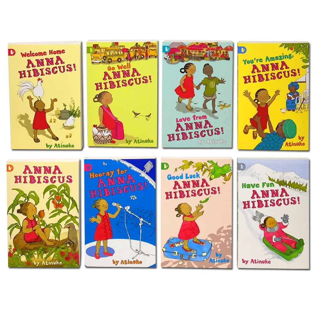 Anna Hibiscus – 8 Book Collection Set: Children's Stories of Family, Friendship & Adventure - By Atinuke - Paperback