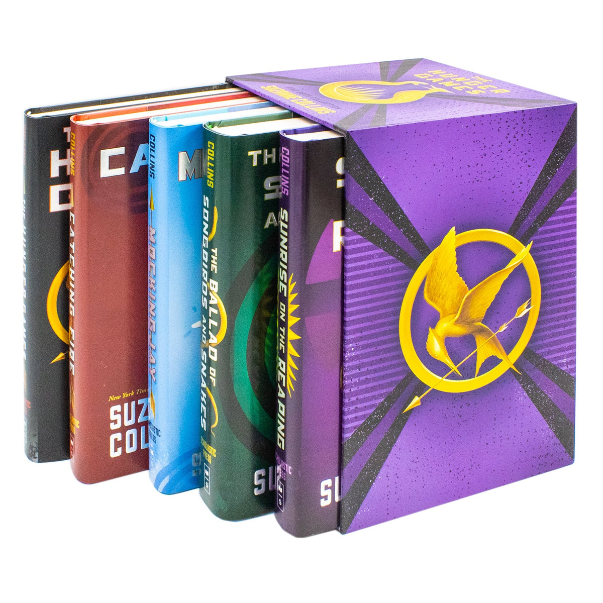 The Hunger Games – 5 Book Collection Set: Complete Series - By Suzanne Collins - Hardcover
