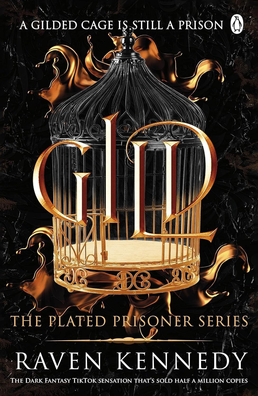 The Plated Prisoner Series Six Book Collection Set - By Raven Kennedy - Paperback - Gild, Glint, Gleam, Glow, Gold, Goldfinch