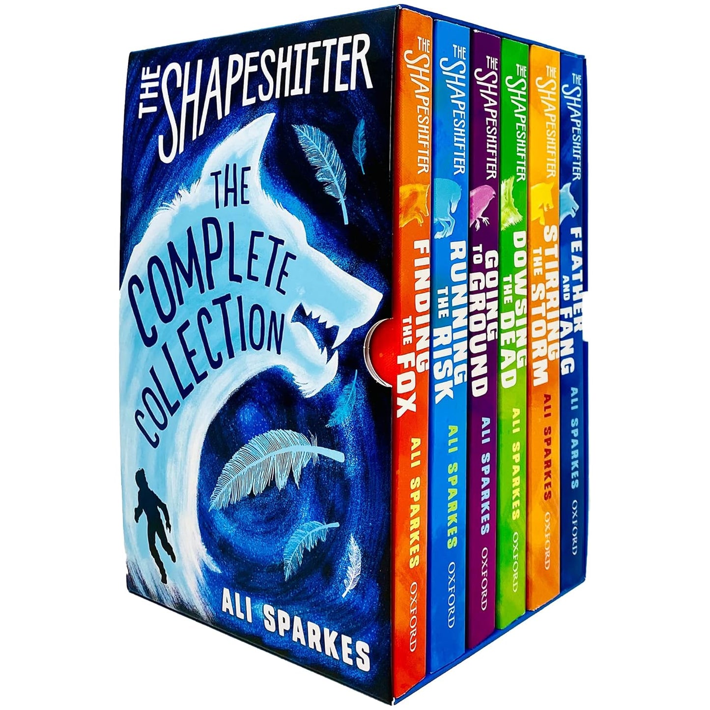 The Shapeshifter Series 6 Books Collection Box Set By Ali Sparkes (Finding the Fox, Running the Risk, Going to Ground, Dowsing the Dead, Stirring the Storm, Feather And Fang)