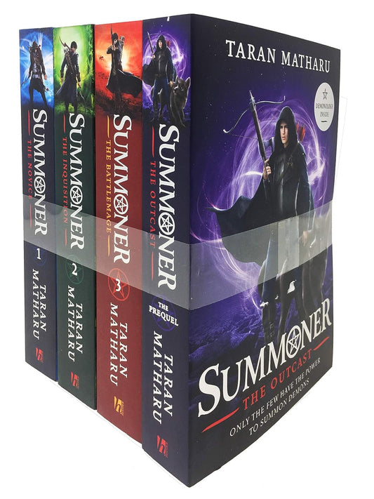 Taran Matharu The Summoner 4 Books Collection Set