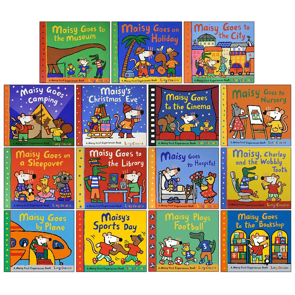 Maisy Adventures Collection – 15 Book Set: Classic Stories - By Lucy Cousins - Paperback