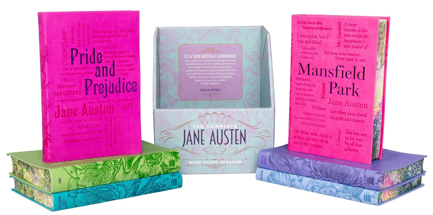 Jane Austen Collection Boxed Set: Word Cloud Classics Series - By Jane Austen - Flexibound