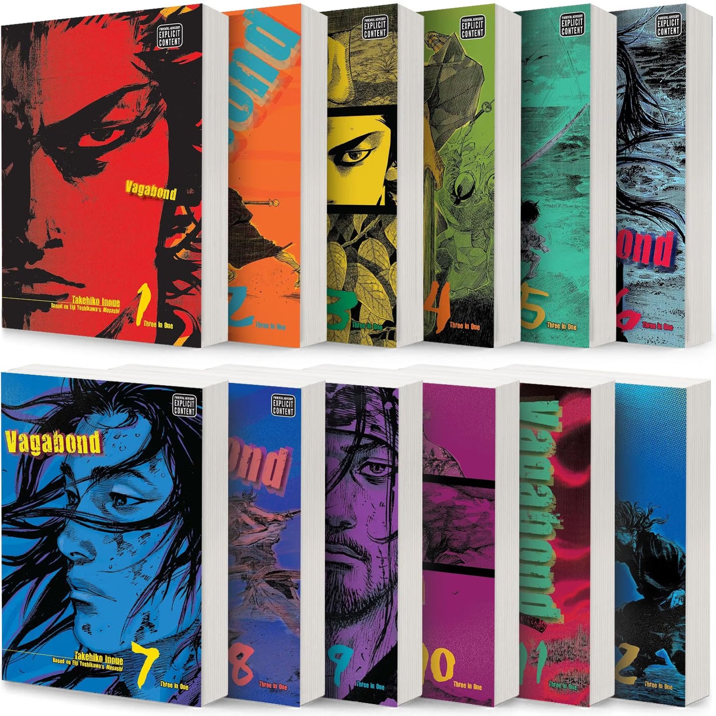 Vagabond (VIZBIG Edition) Complete 12 Books Collection Manga Set (Vol 1-12)