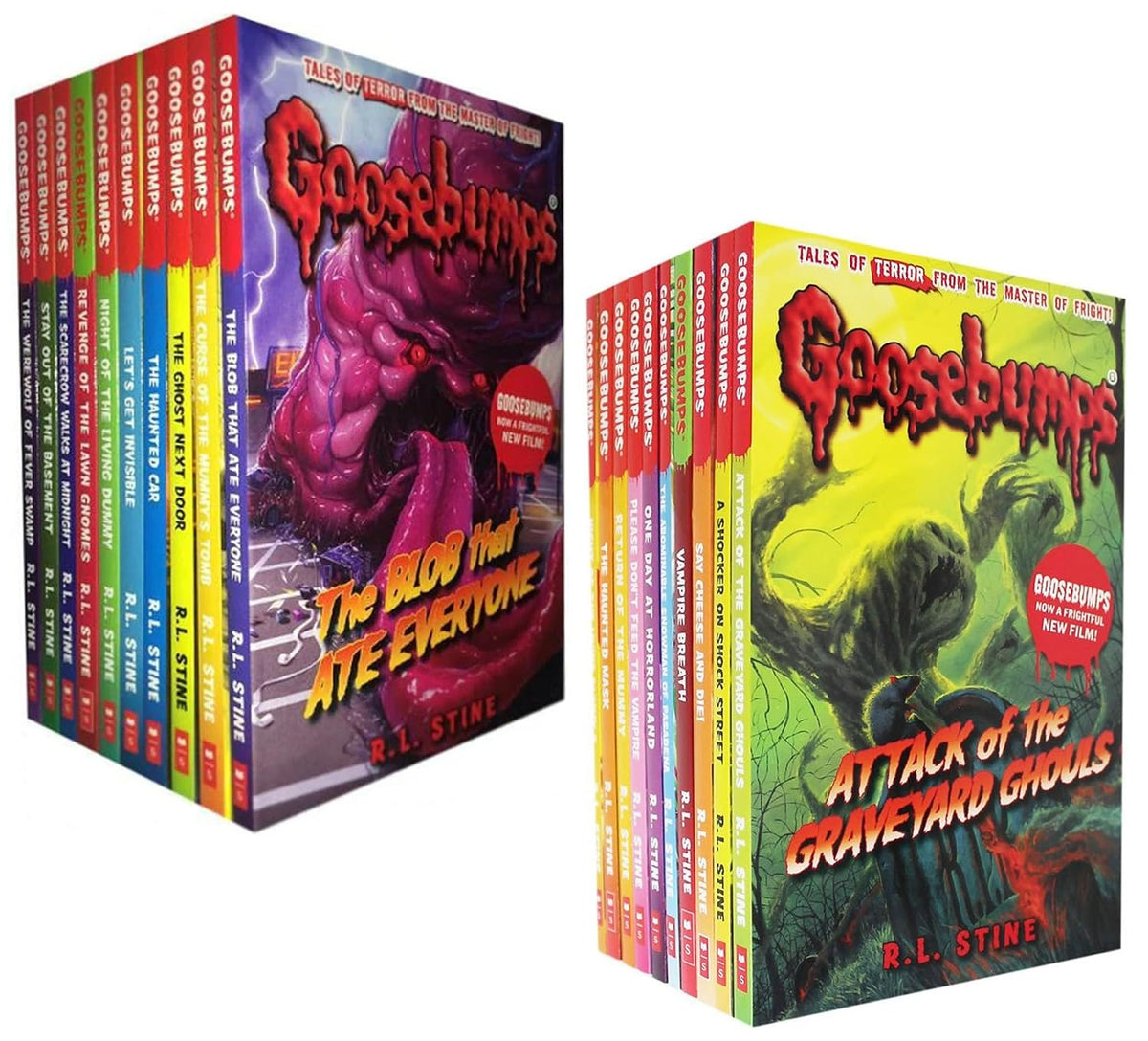 Classic Goosebumps – 20 Book Collection: Night of the Living Dummy, The Haunted Mask & More - By R. L. Stine - Paperback