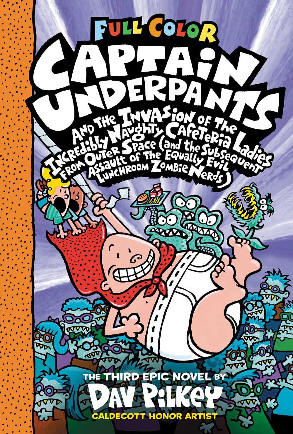 Captain Underpants Books 1-12 Complete FULL COLOR Collection - by Dav Pilkey - Hardcover