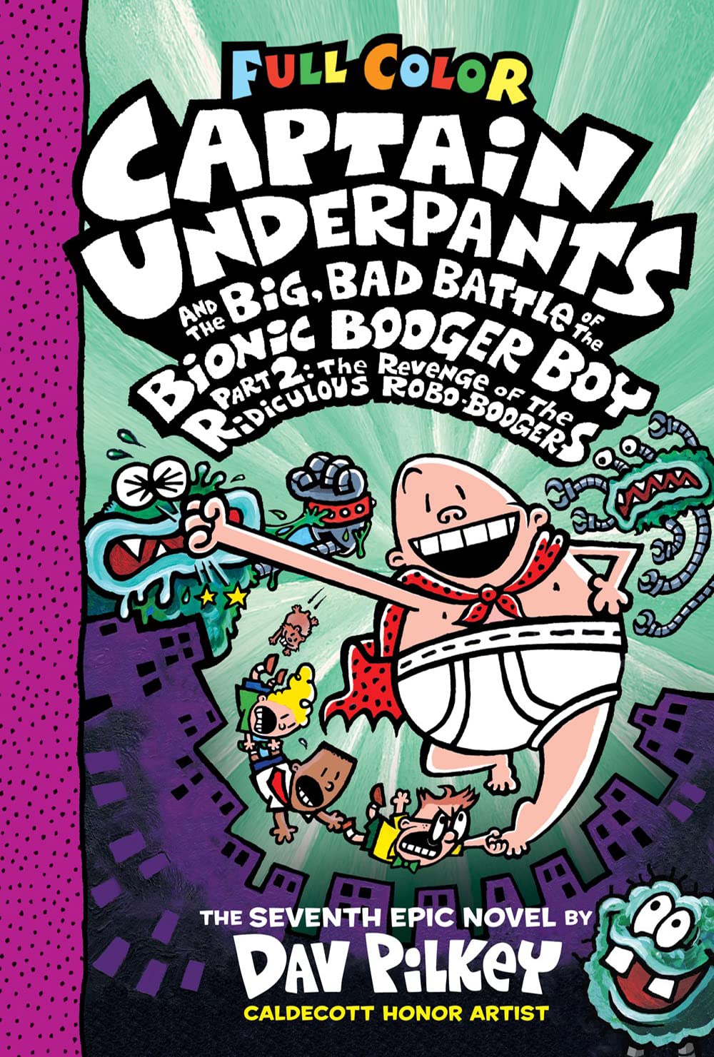 Captain Underpants Books 1-12 Complete FULL COLOR Collection - by Dav Pilkey - Hardcover