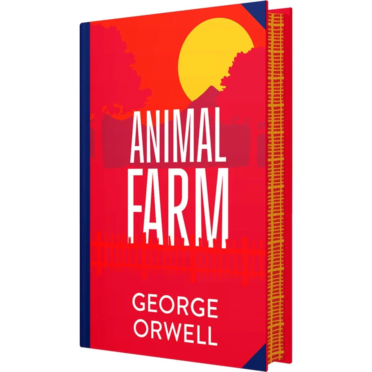 Animal Farm – Deluxe Hardcover Edition: Sprayed Edge Classic Novel - By George Orwell - Hardcover