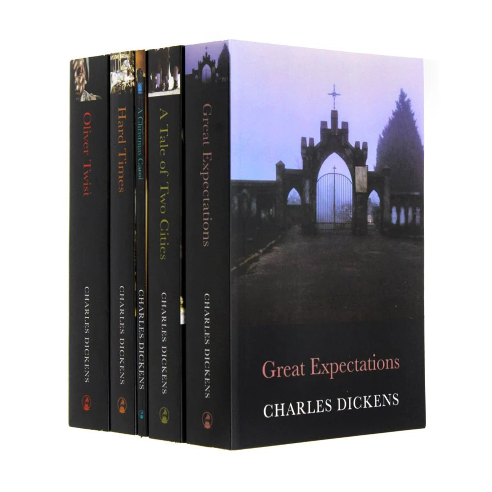 Charles Dickens Collection – 5 Book Box Set: Major Works of Classic Victorian Fiction - By Charles Dickens - Boxed Set - Paperback