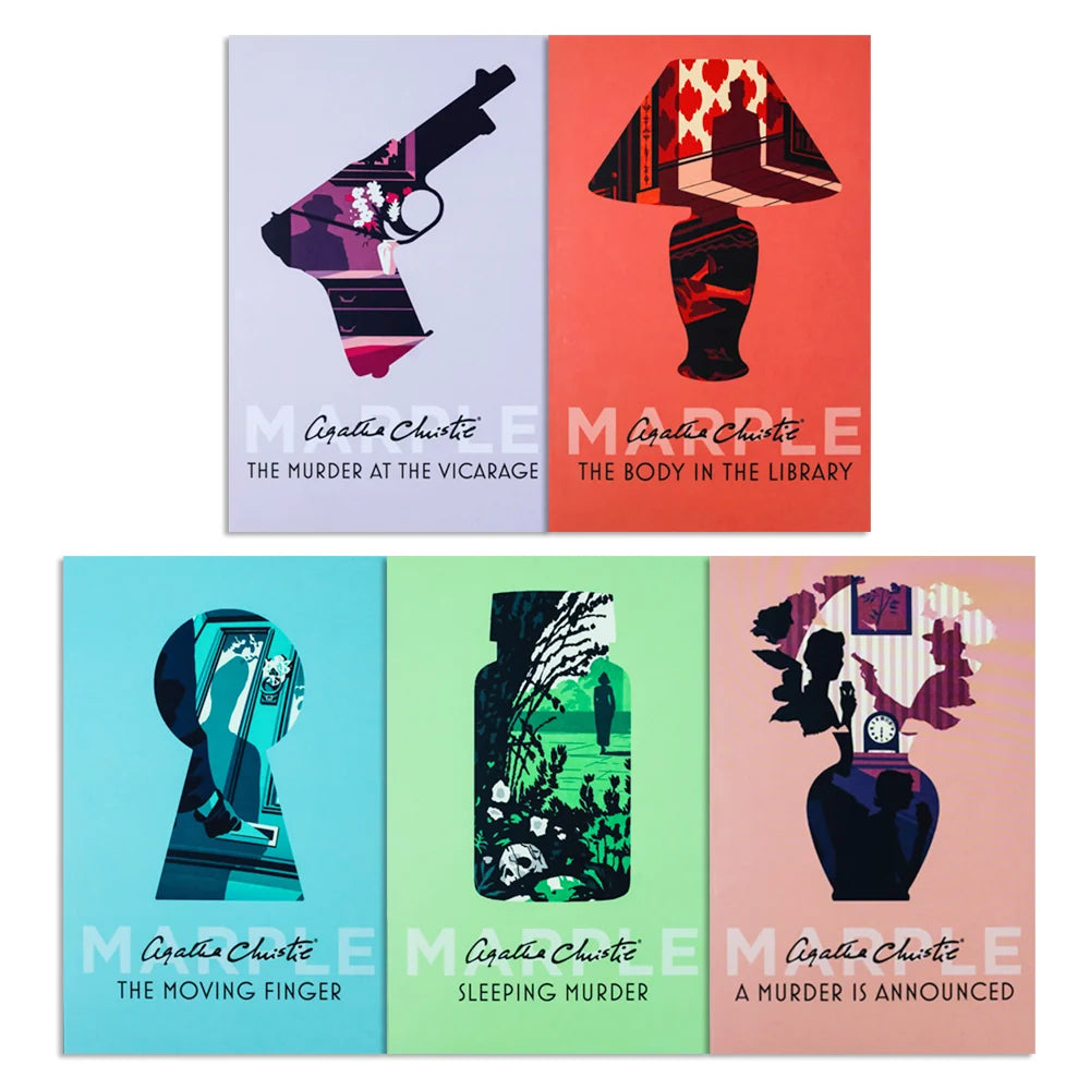 Miss Marple Mysteries – 5 Book Collection: The Murder at the Vicarage, The Body in the Library & More - By Agatha Christie - Paperback