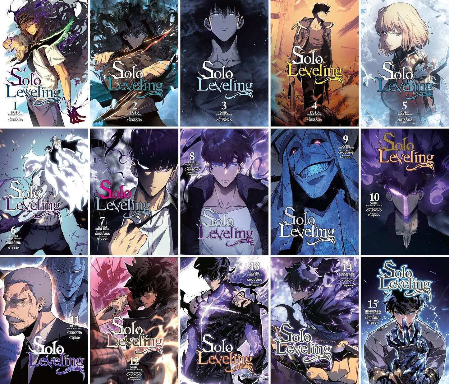 Solo Leveling5 Books Set (comic) - 1-15 - Chugong - Paperback
