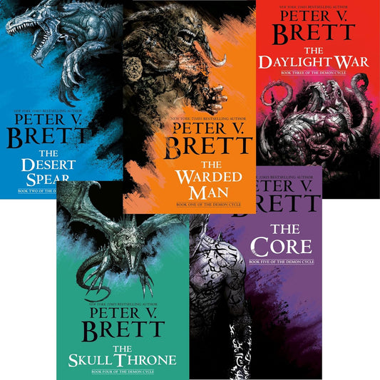 The Demon Cycle Series 5 Books Set Collection Series - by Peter V. Brett - Paperback