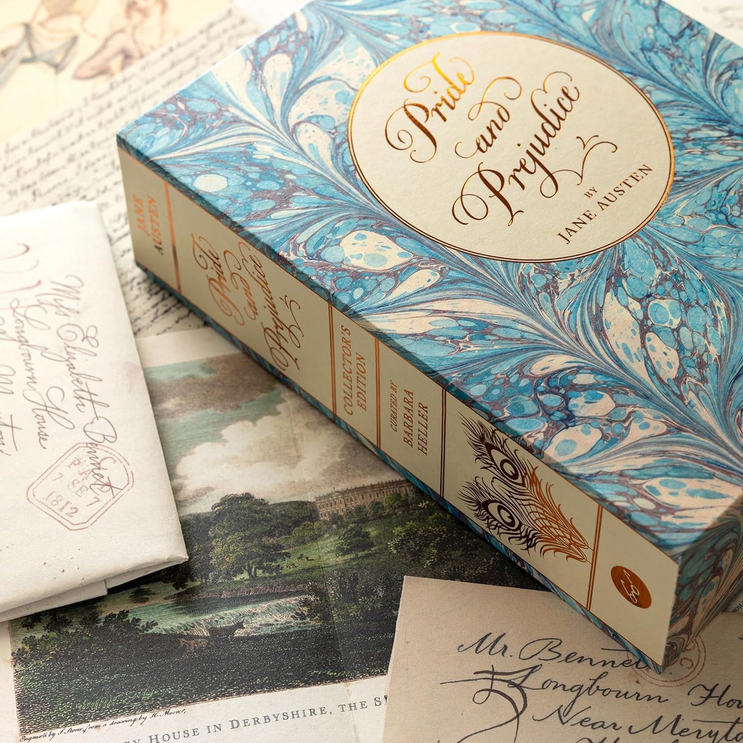 Pride and Prejudice (Collector’s edition): The Complete Novel, Featuring the Characters’ Letters and Papers, Written and Folded by Hand (Handwritten Classics)