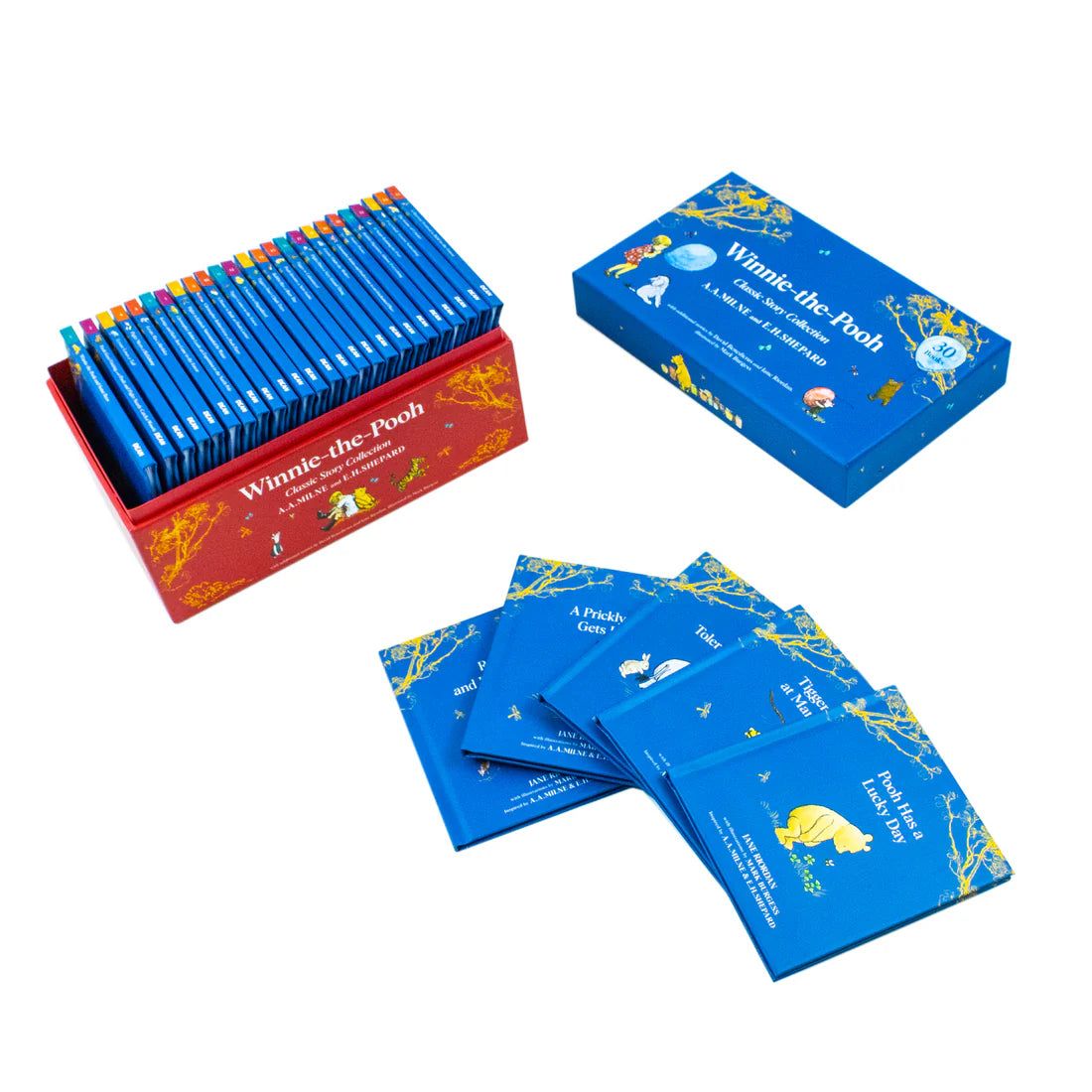 Winnie the Pooh Complete Collection 30 Books Box Set - A A Milne - Slipcase - Hardcover
