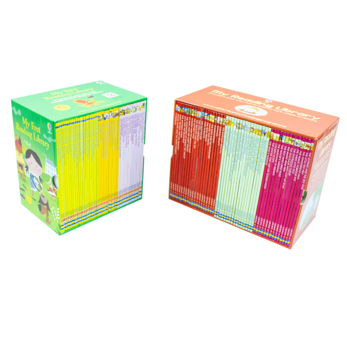 Usborne Very First Reading Library 100 Book Set Collection - Complete School Pack - Paperback