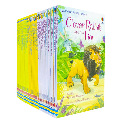 Usborne Very First Reading Library 100 Book Set Collection - Complete School Pack - Paperback