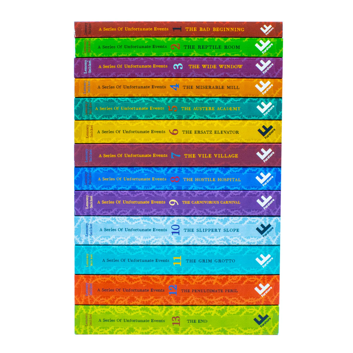 A Series of Unfortunate Events Books - Lemony Snicket Collection - 13 Books Set