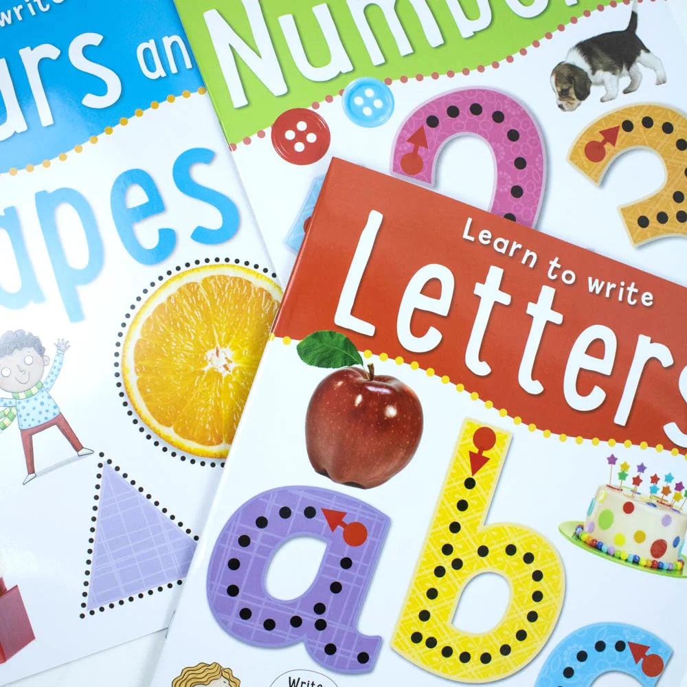 Miles Kelly - Learn To Write Wipe Clean Activity - 10 book set