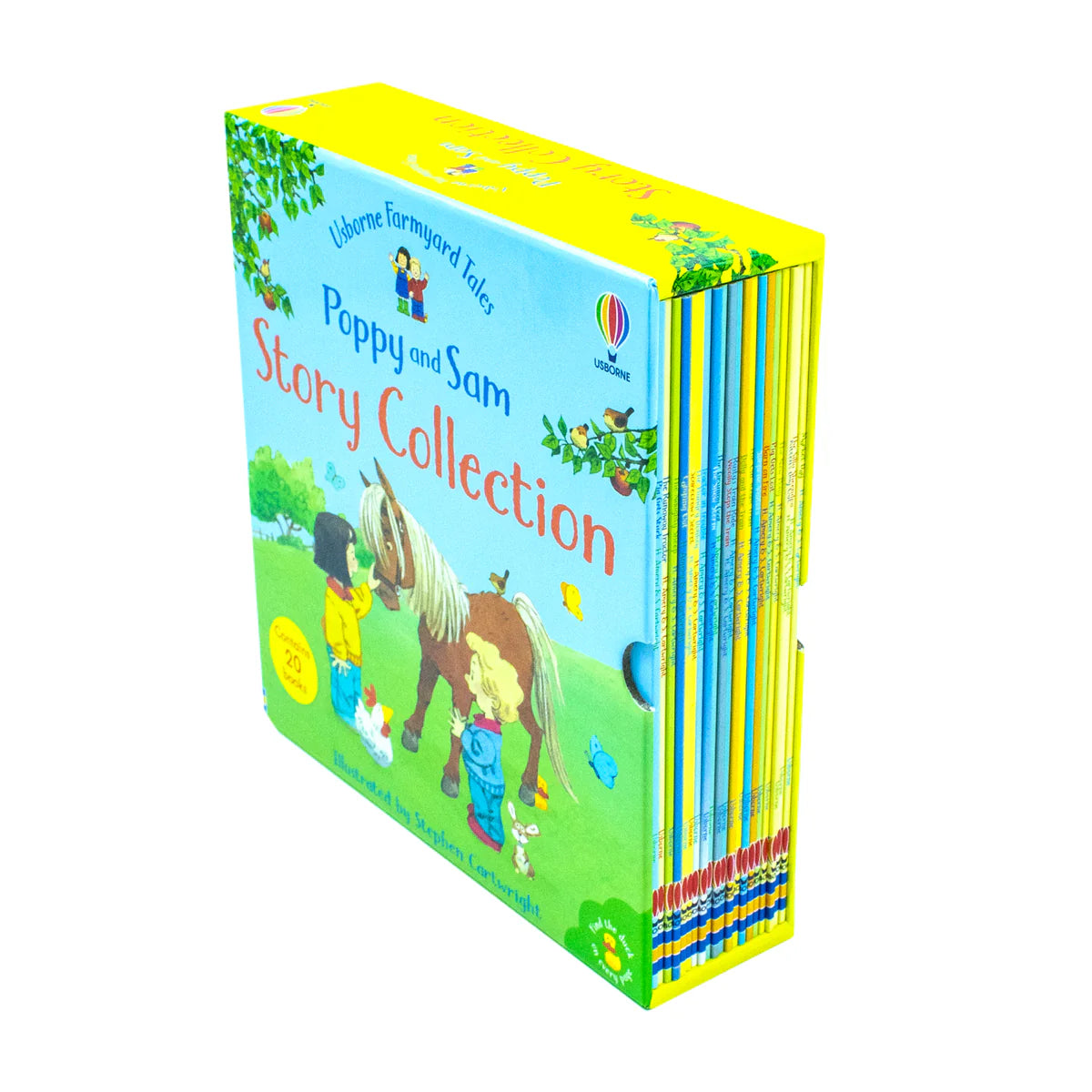 Usborne Farmyard Tales Poppy and Sam Series 20 Books Collection Box Set - By Heather Amery - Paperback