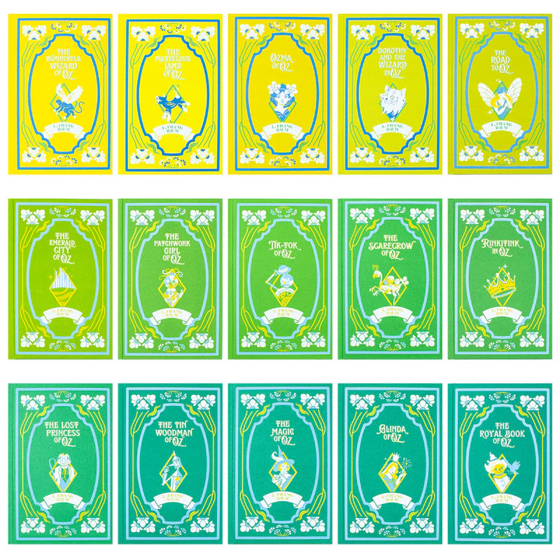 The Wizard Of Oz Complete Collection of 15 Hardback Books for Children