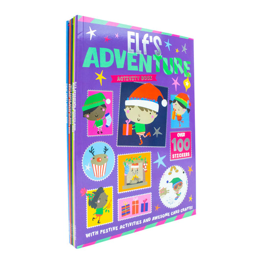 Children's Christmas Activity Fun 6 Book Collection Set