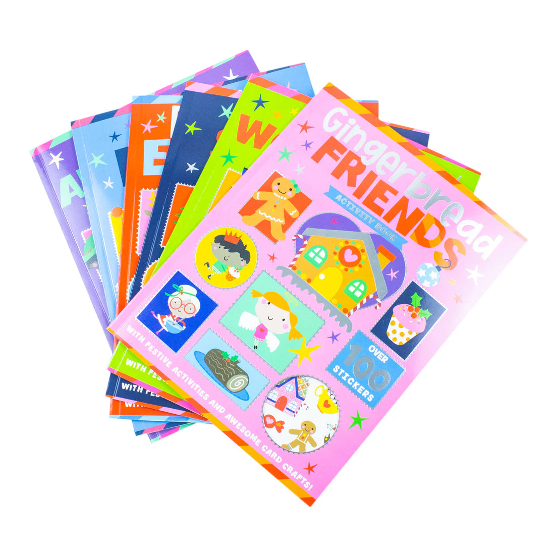 Children's Christmas Activity Fun 6 Book Collection Set