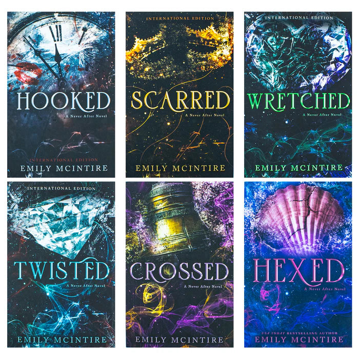 Never After Series Complete 6 Books Collection Set - by Emily McIntire - Paperback -