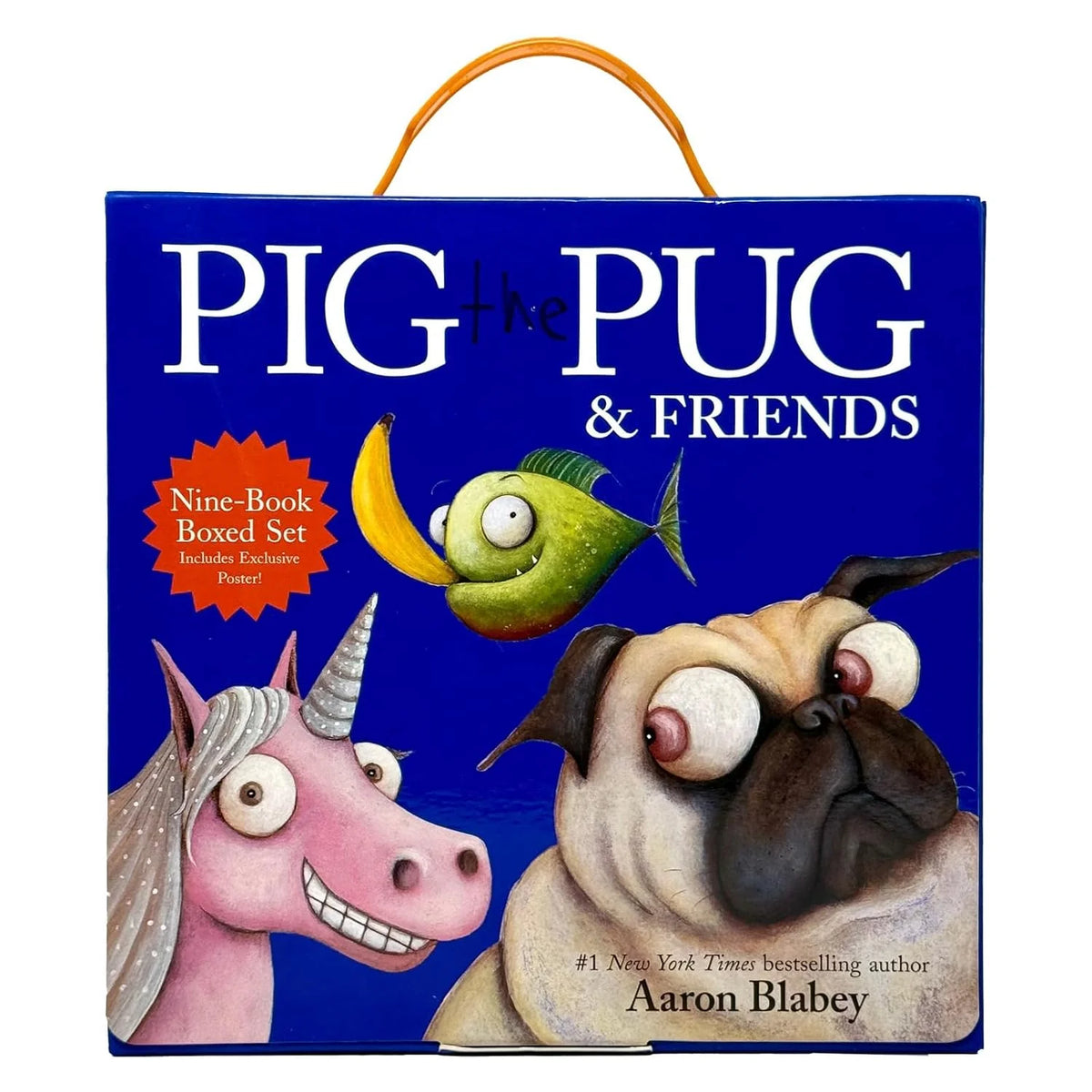 Pig the Pug & Friends Collection – 9 Book Box Set: Pig the Pug, Pig the Fibber, Pig the Winner & More - By Aaron Blabey - Paperback