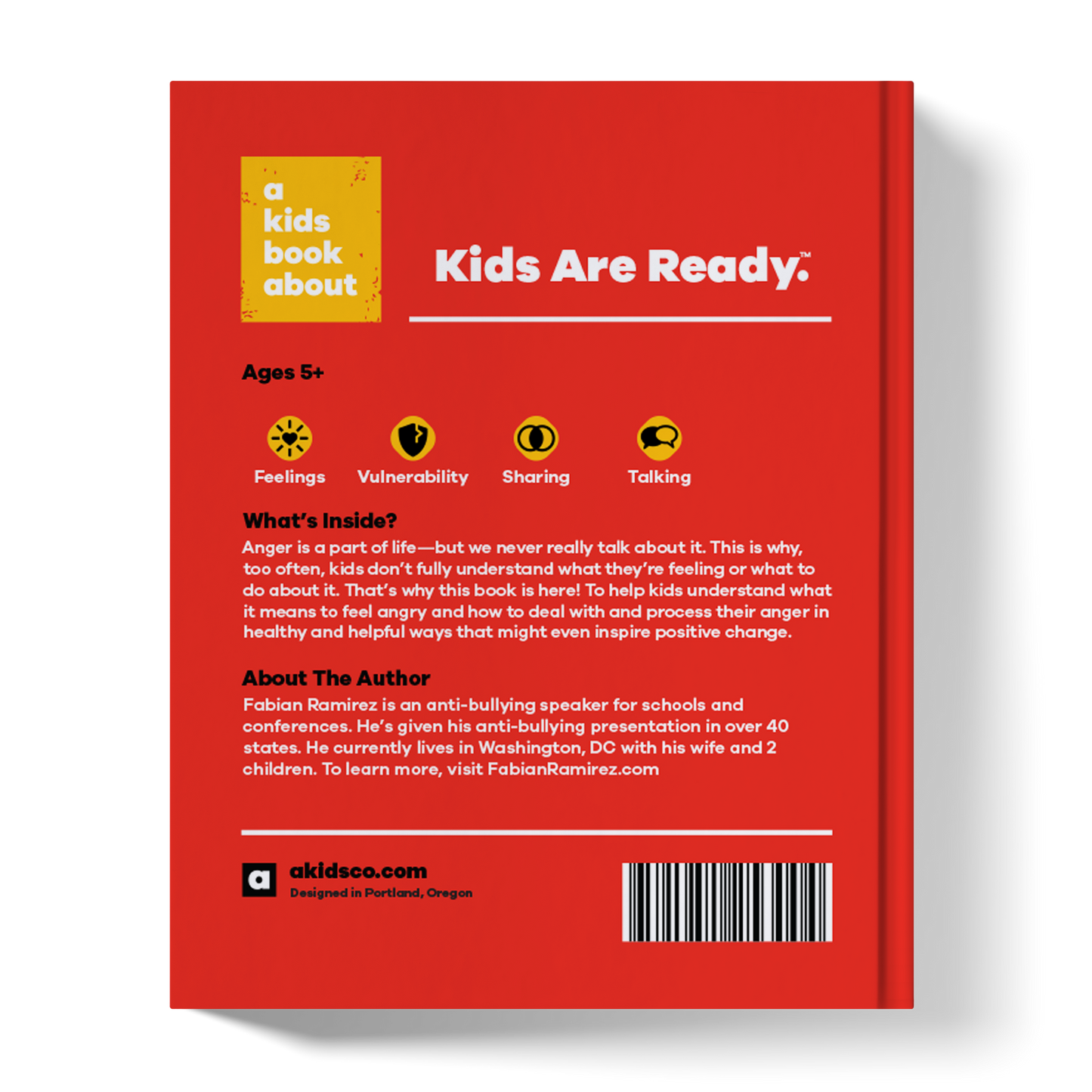 A Kids Book About Anger - Fabian Ramirez - Hardcover