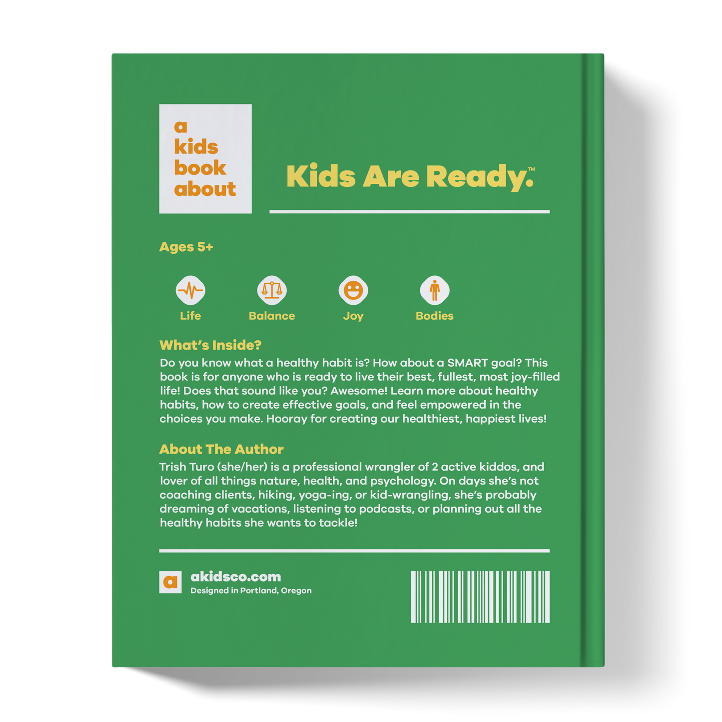 A Kids Book About Healthy Habits - Trish Turo - Harcover