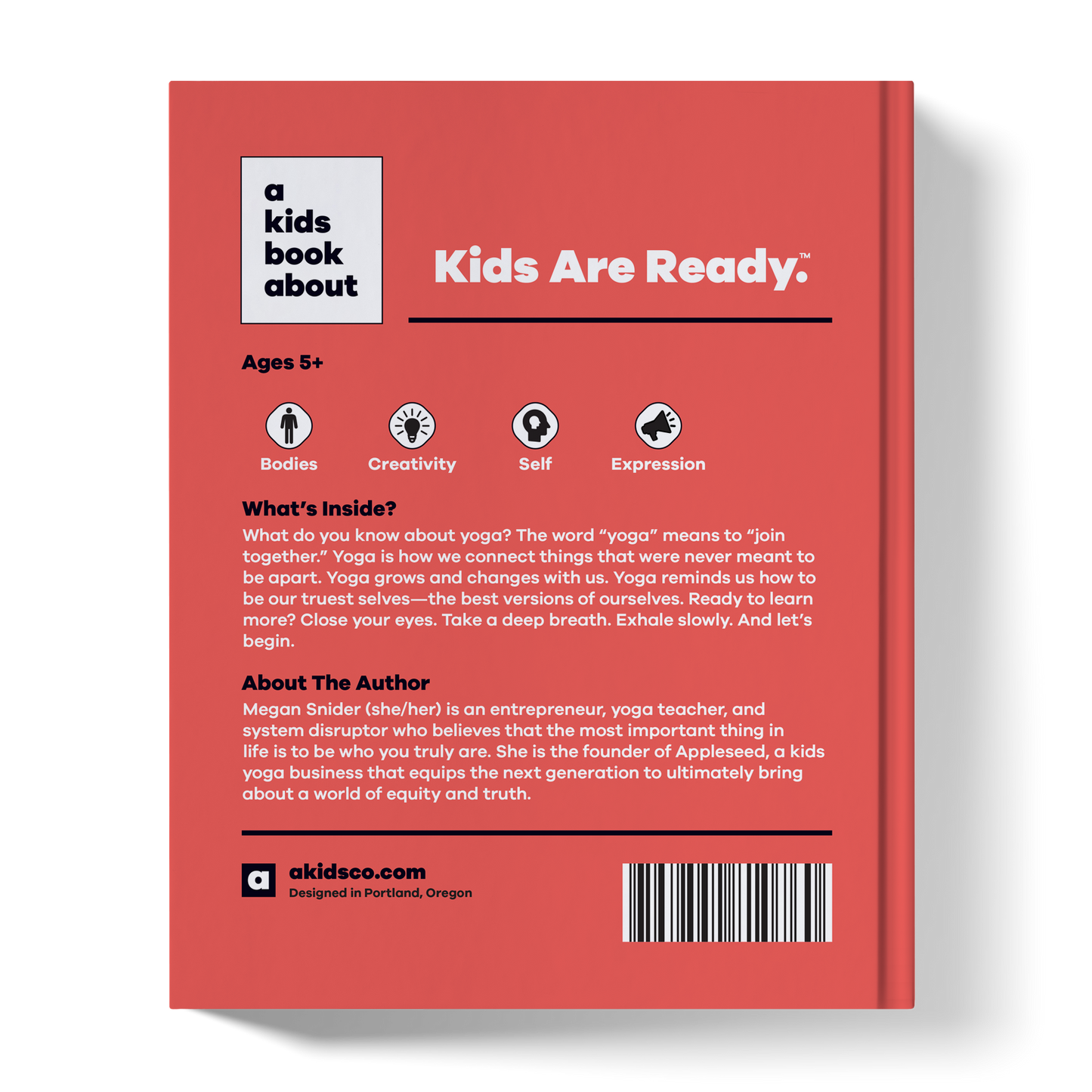 A Kids Book About Yoga - Megan Snider - Hardcover
