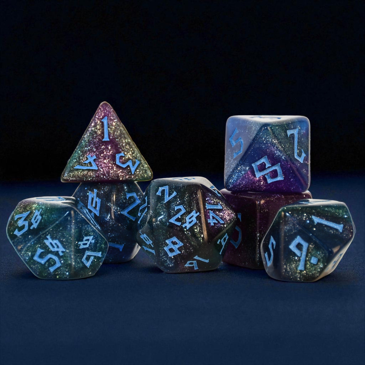 Pre-Order || Andromeda Acrylic Dice Set