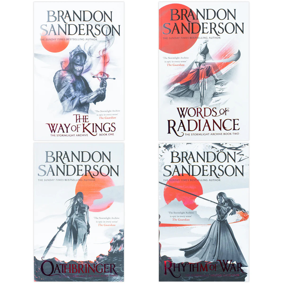 The Stormlight Archive Collection Complete Book Set - By Brandon Sanderson - Paperback