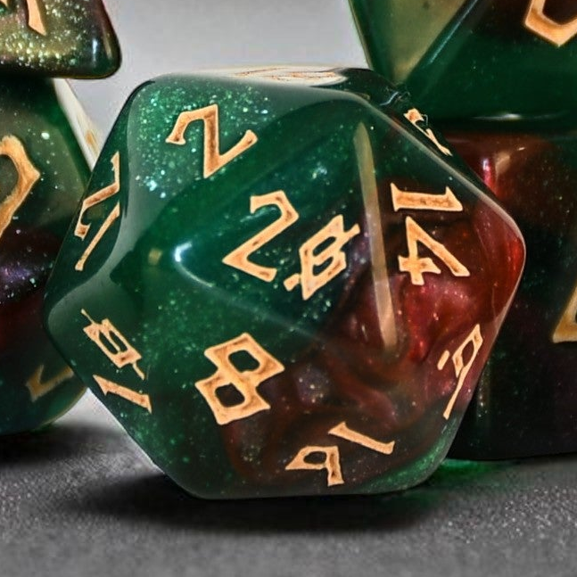 Pre-Order || Breath of the Strong Acrylic Dice Set