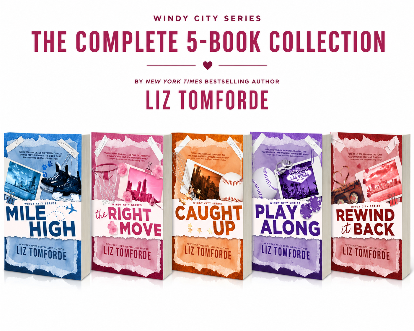 Windy City Series Collection – 5 Book Set: Complete Series - By Liz Tomforde - Paperback